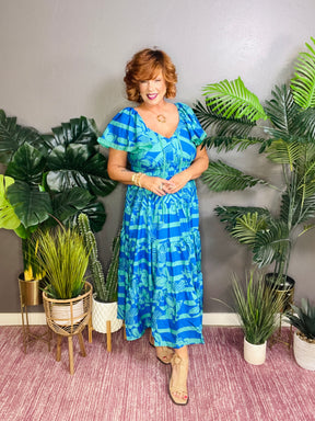 In The Palms Maxi Dress - DR079BL