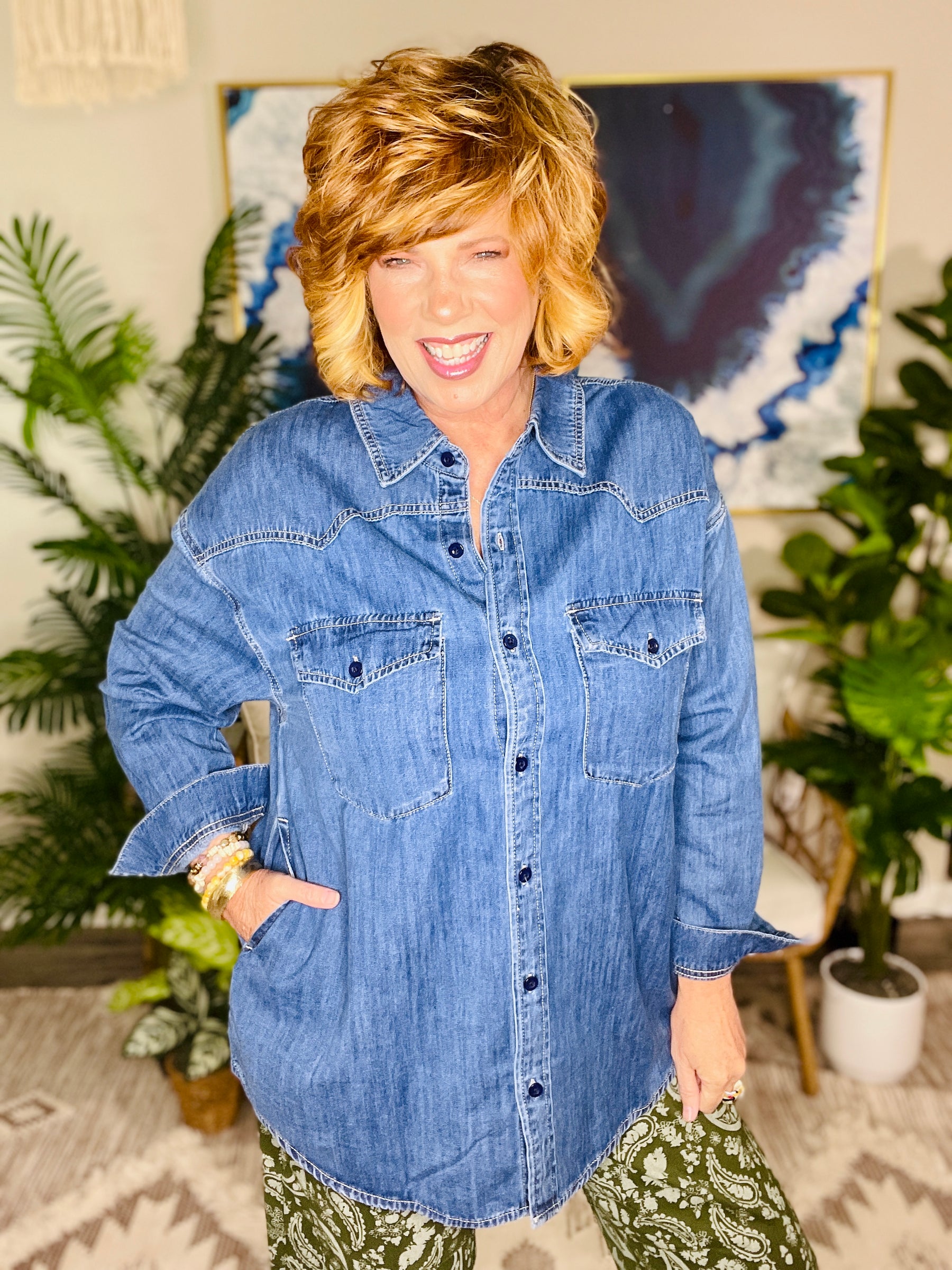Simply Denim Top