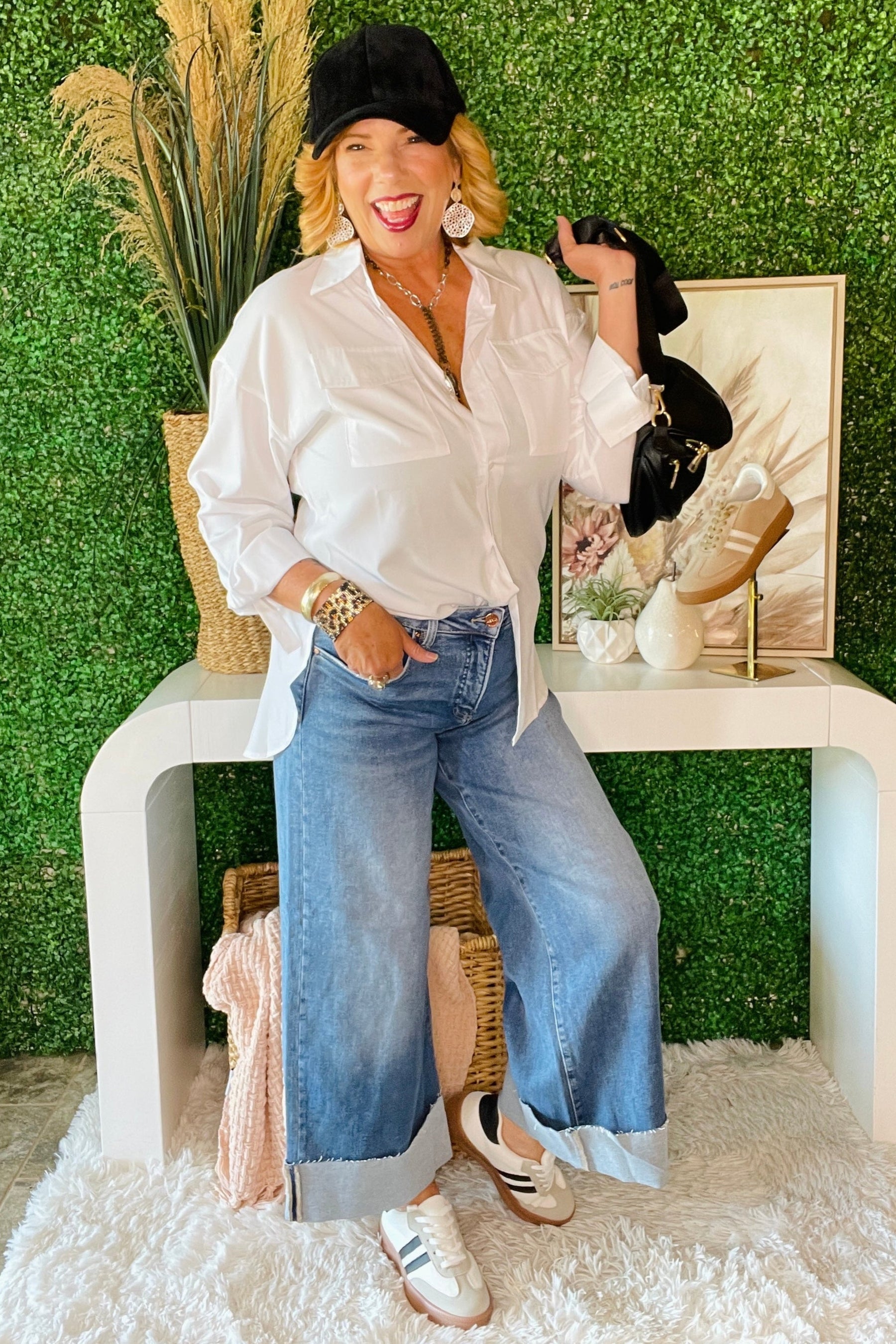 The Ultimate Must Have Button Up Top (2 Colors)
