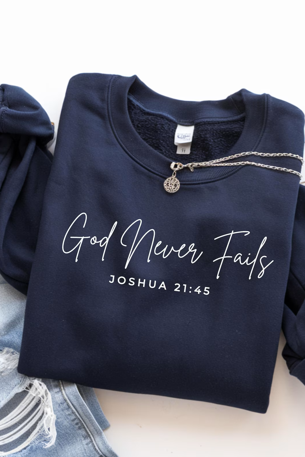 God Never Fails Graphic Tee and Sweatshirt