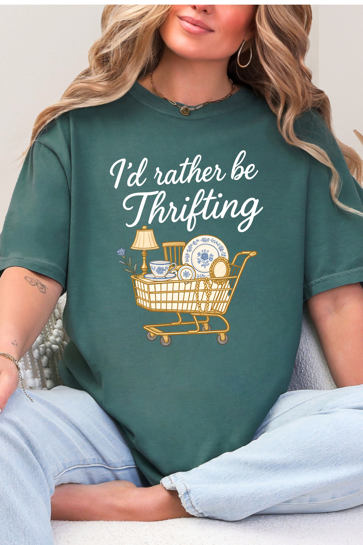 I'd Rather Be Thrifting Graphic Tee