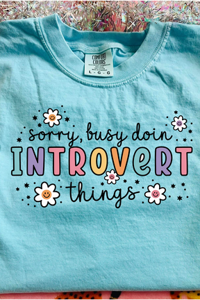 Introvert Things Graphic Tee