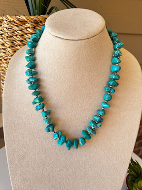 Chunky Turquoise Necklace - N034TU
