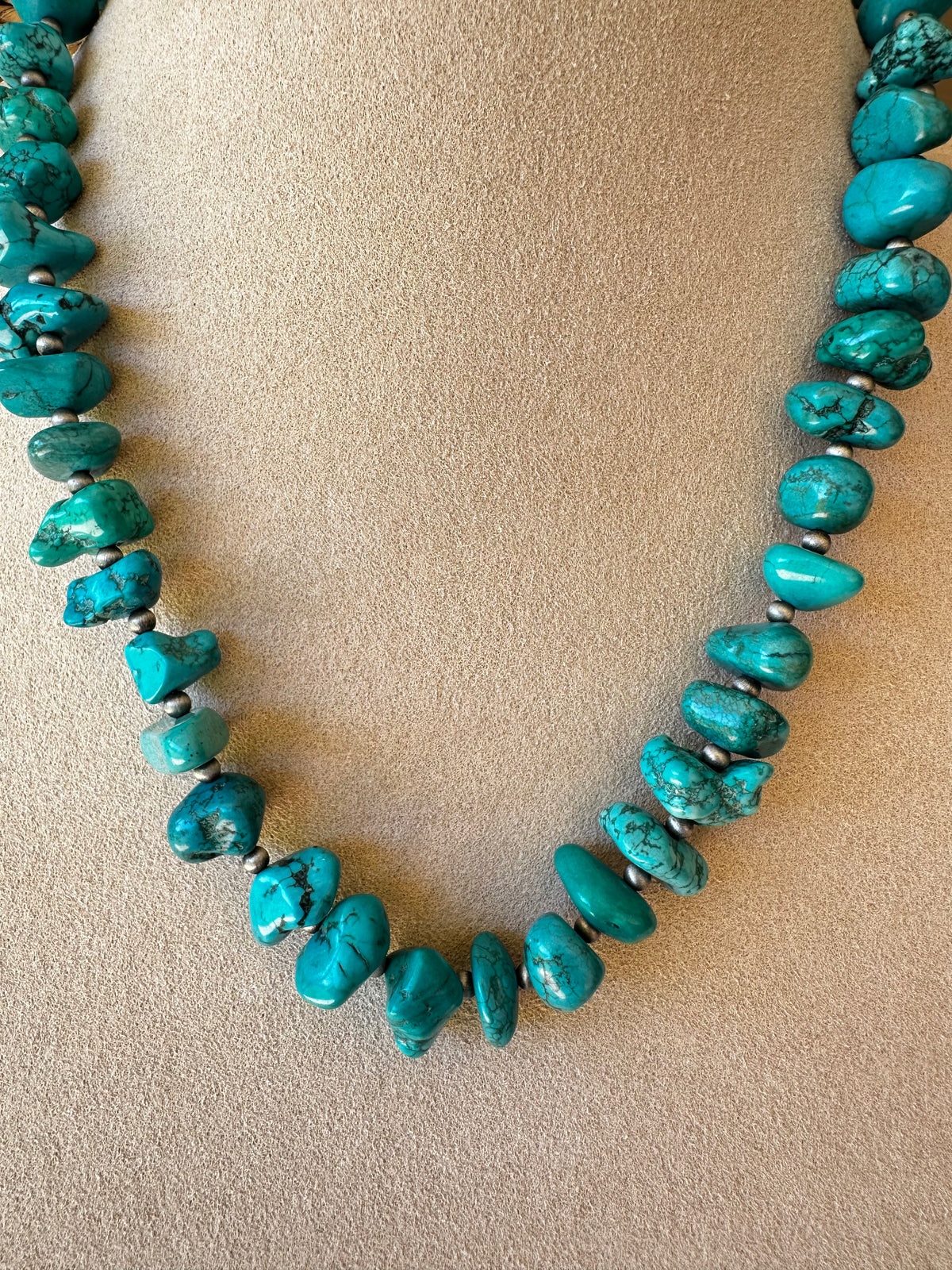 Chunky Turquoise Necklace - N034TU
