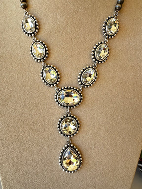 Crystal Pendant Necklace - N018CR