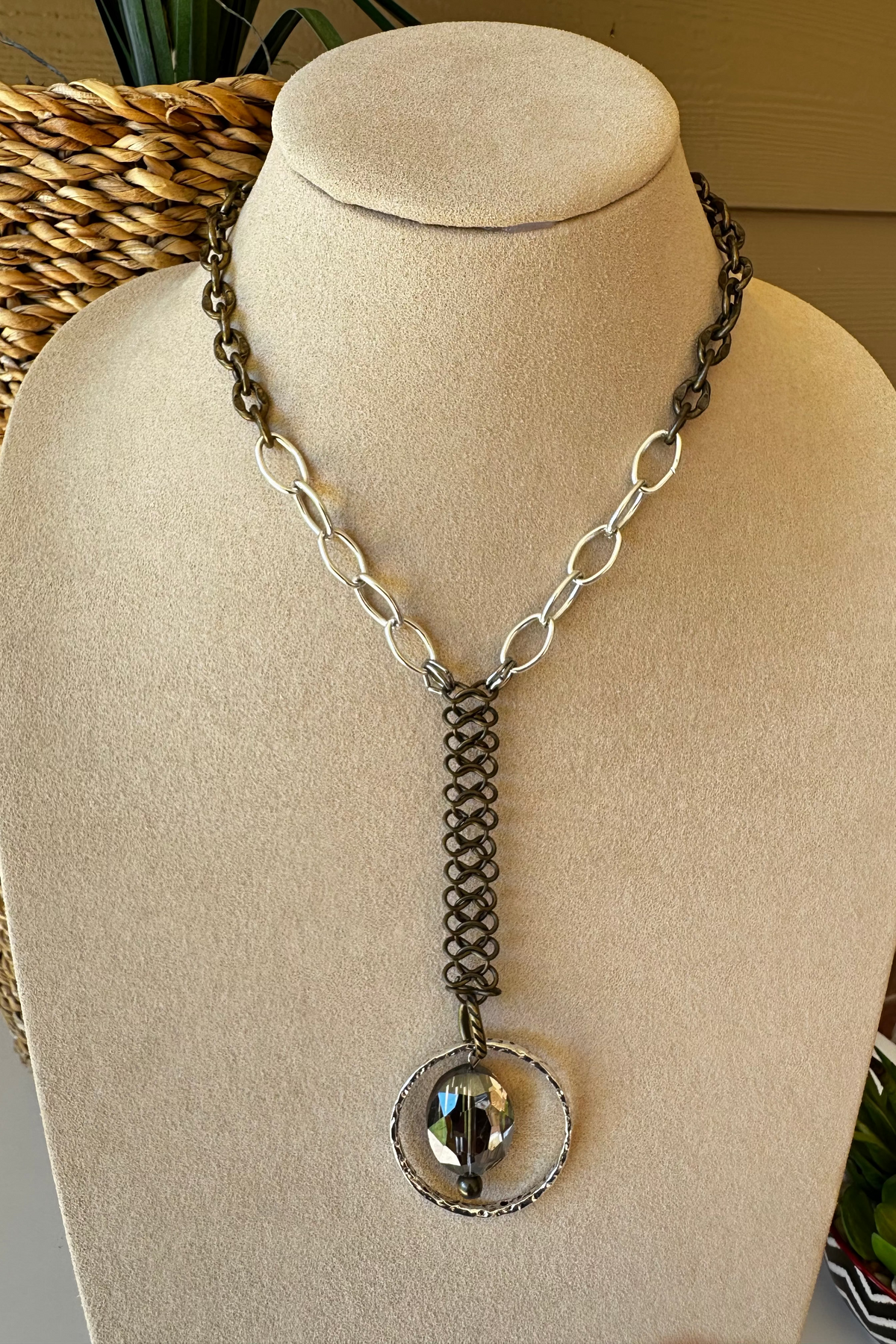 Mixed Chain With Pendant - N039GO