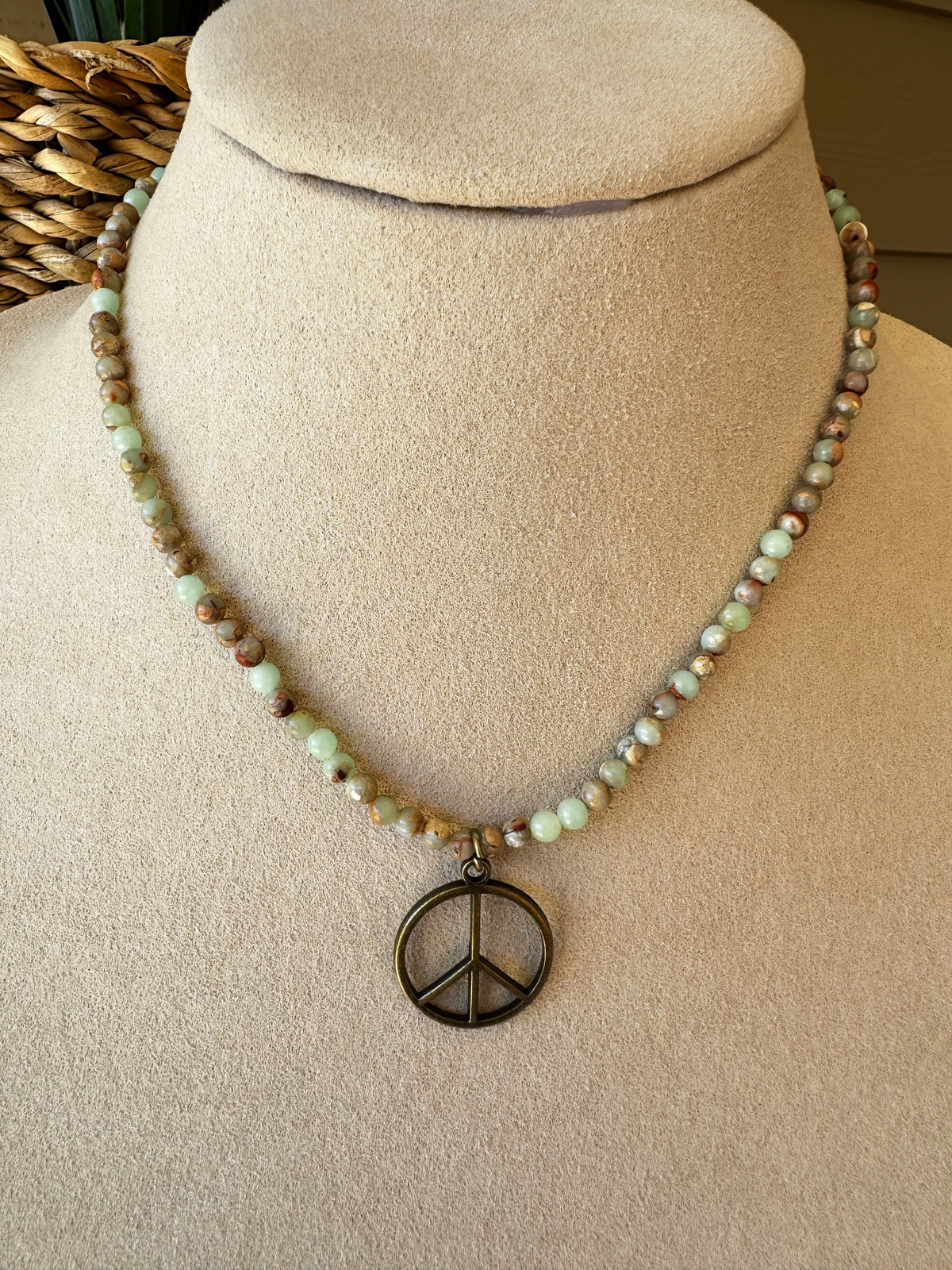 Peace Jasper Necklace - N023JS
