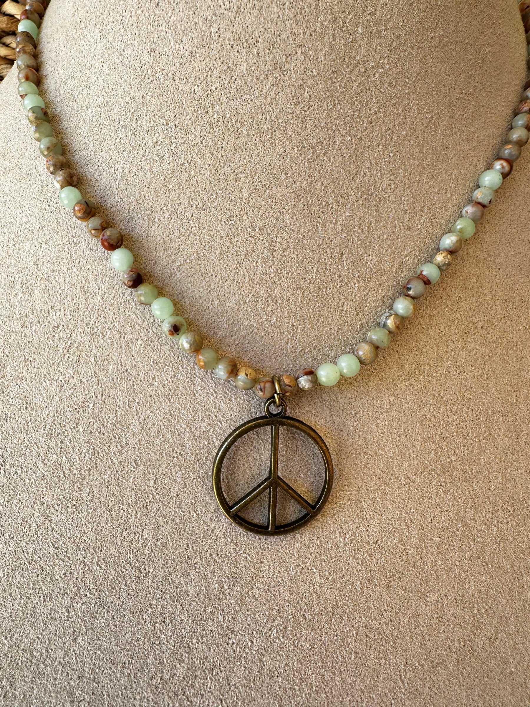 Peace Jasper Necklace - N023JS