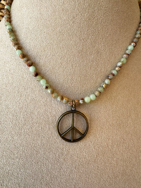 Peace Jasper Necklace - N023JS