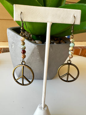 Jasper Peace Earrings - E005JS