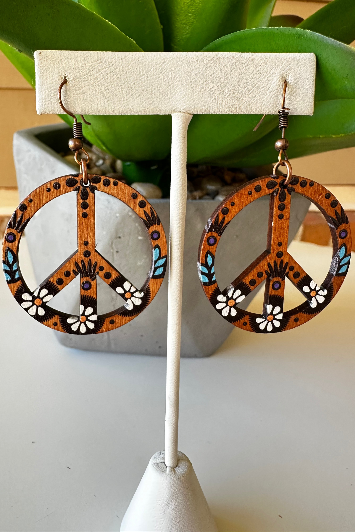 Boho Peace Earrings - E013BR