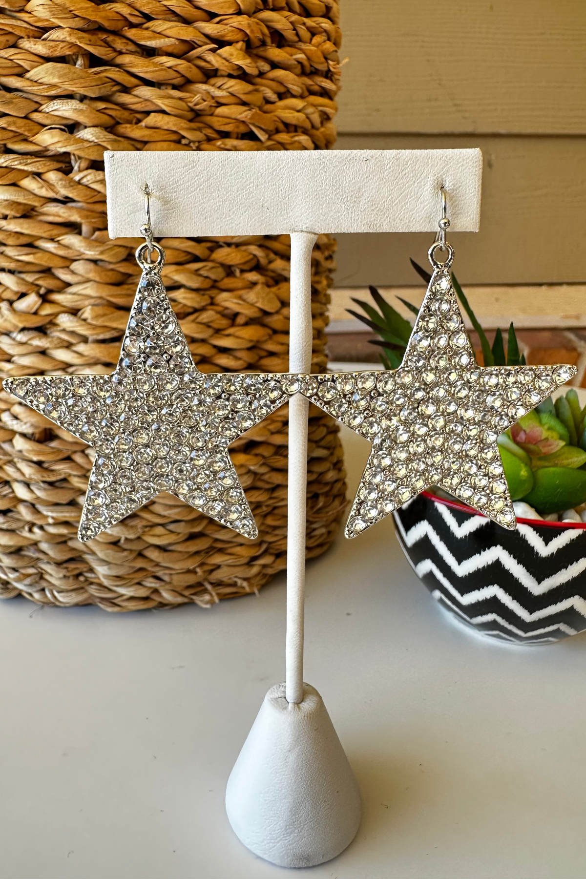 Bling Star Earrings - E032CR