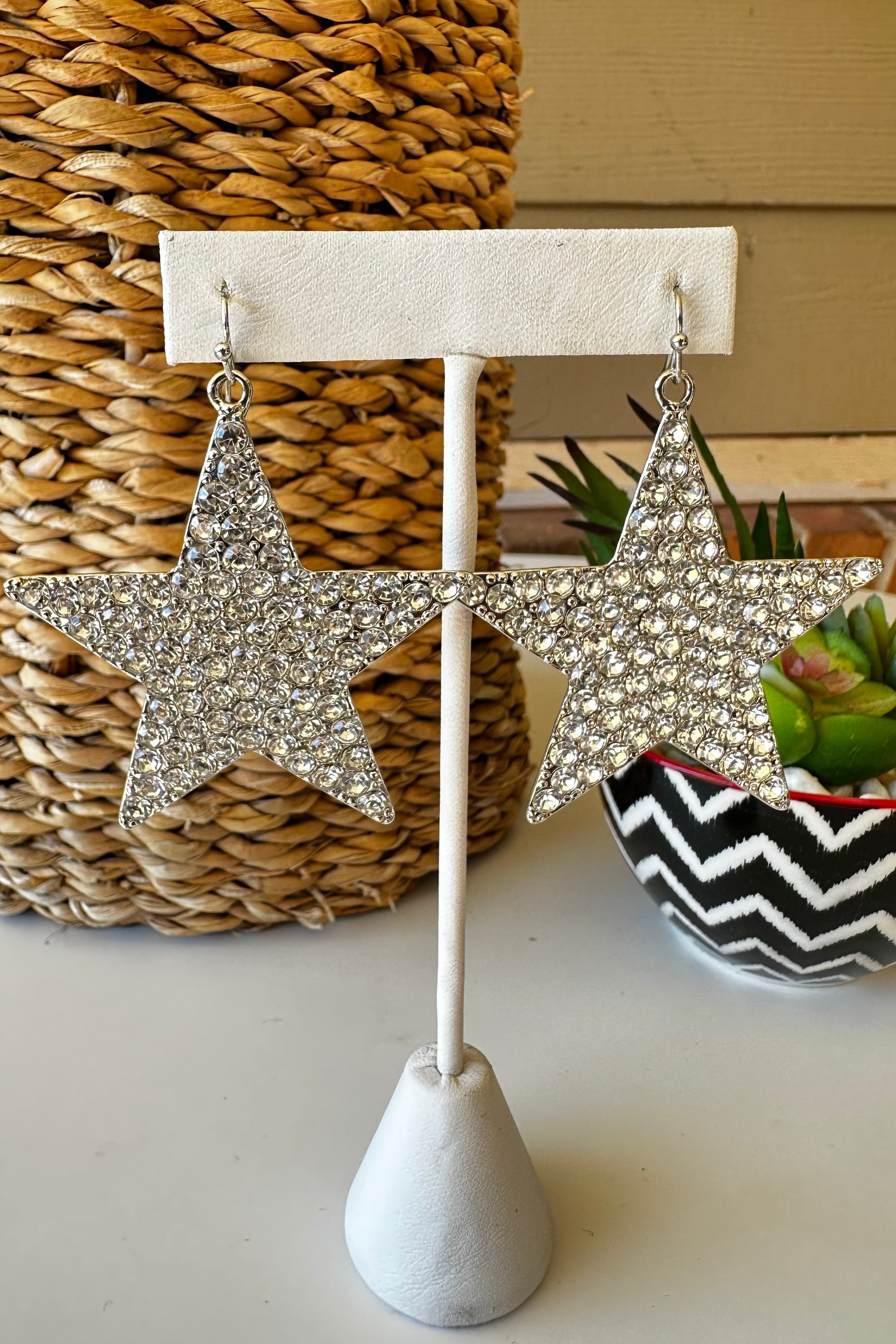 Bling Star Earrings - E032CR