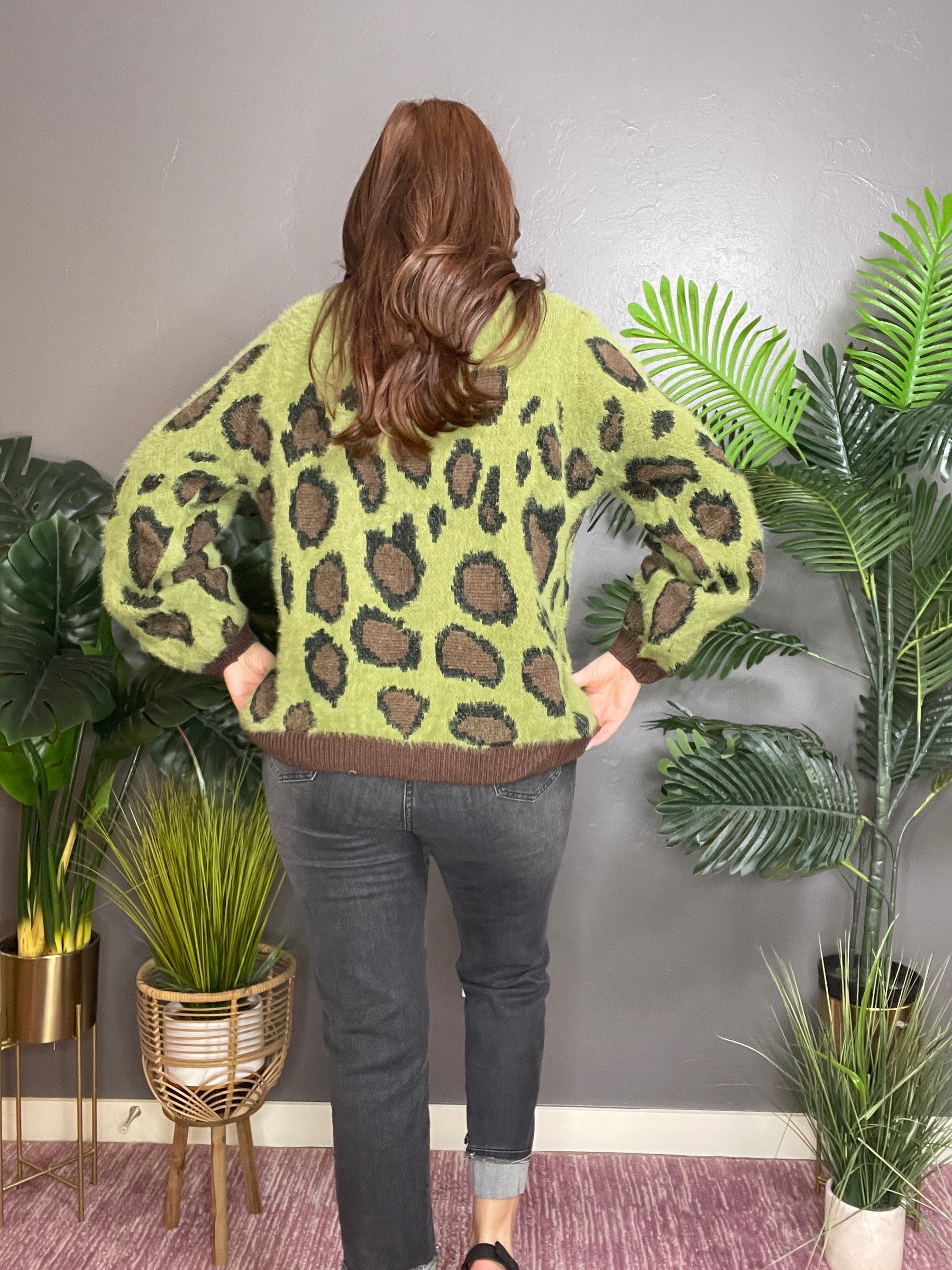 Savage Confidence Olive Sweater - S155OL