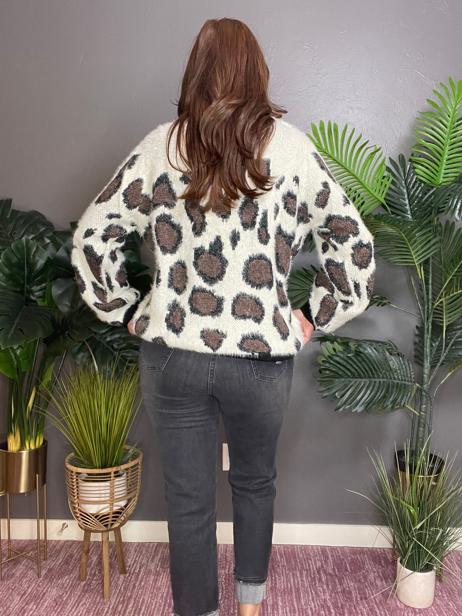 Savage Confidence Cream Sweater - S154CM