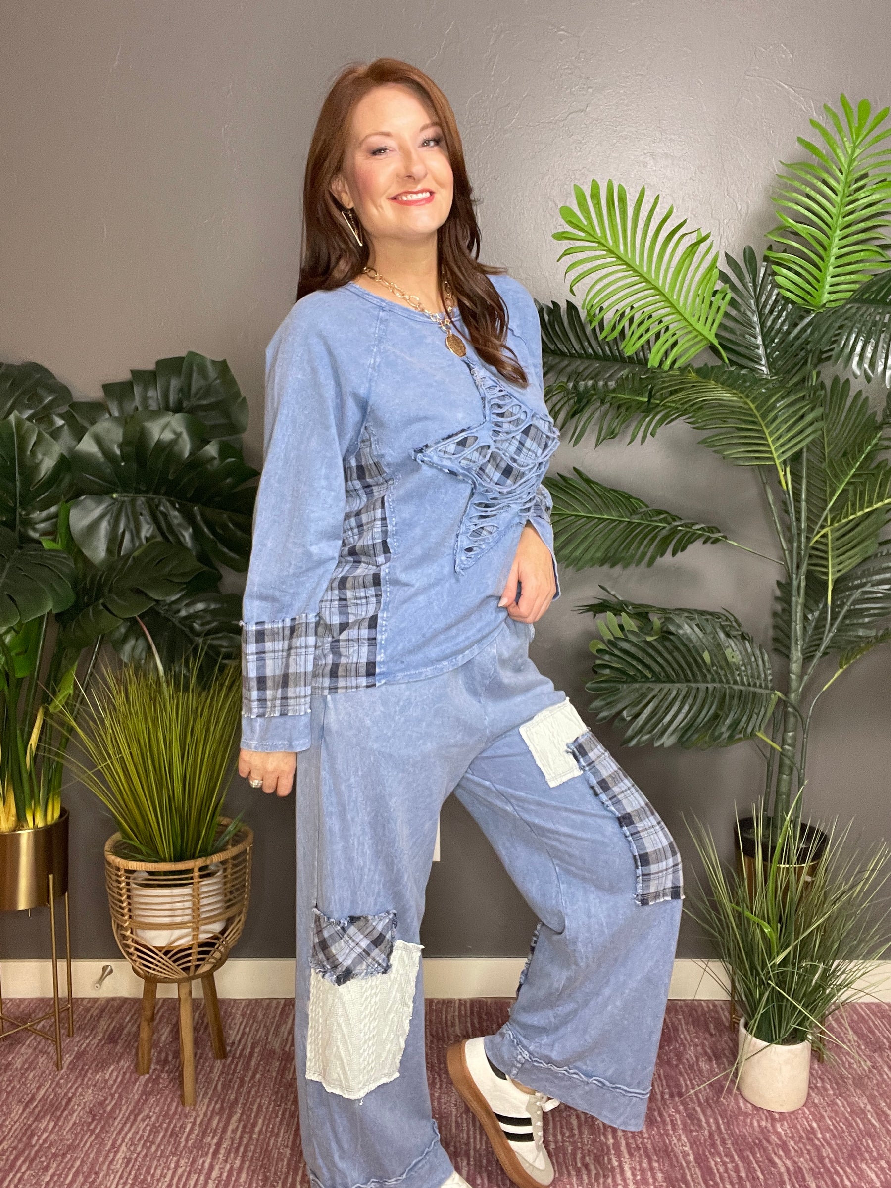 Casual Cutie Plaid Pants - P017DB