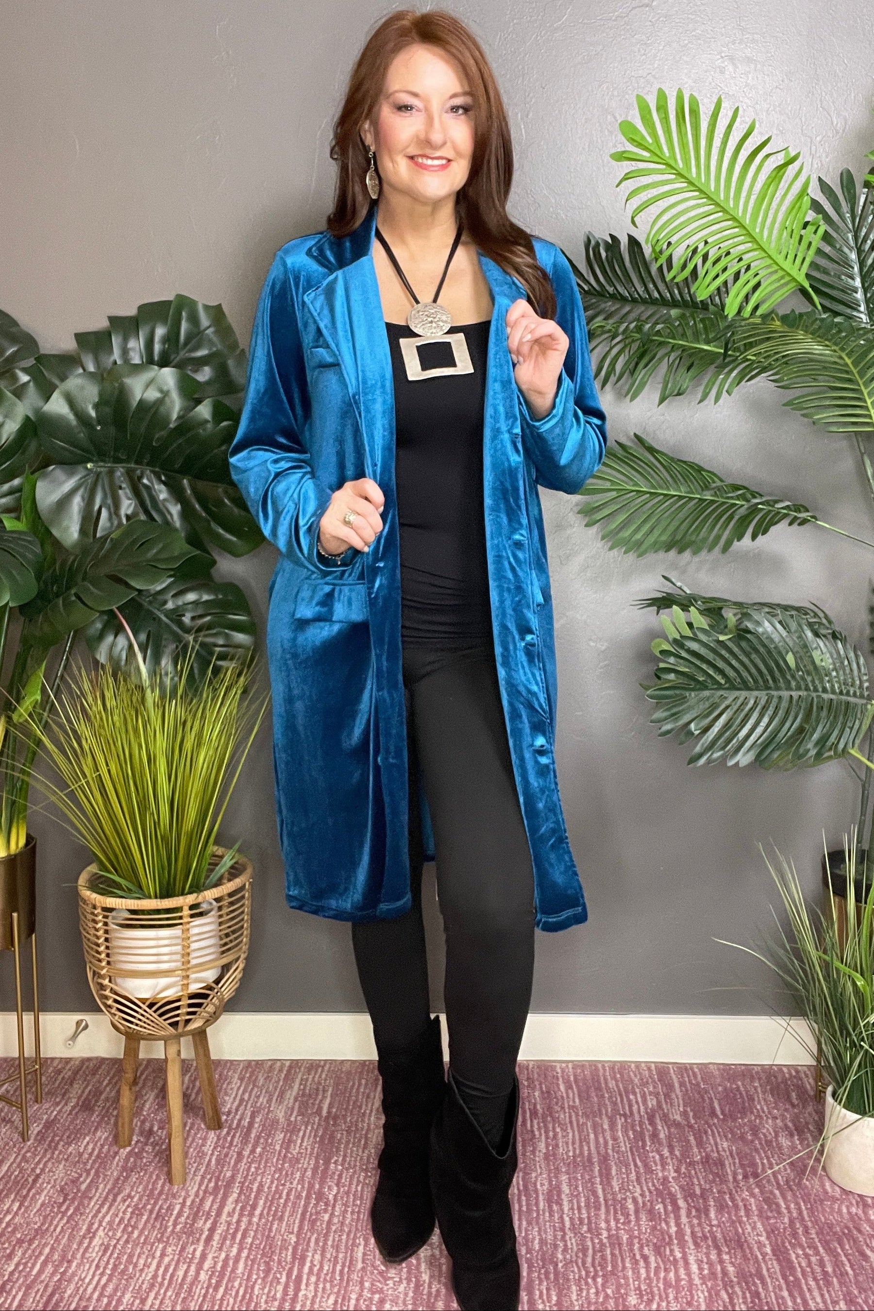 On Trend Velvet Cardigan (4 Colors)