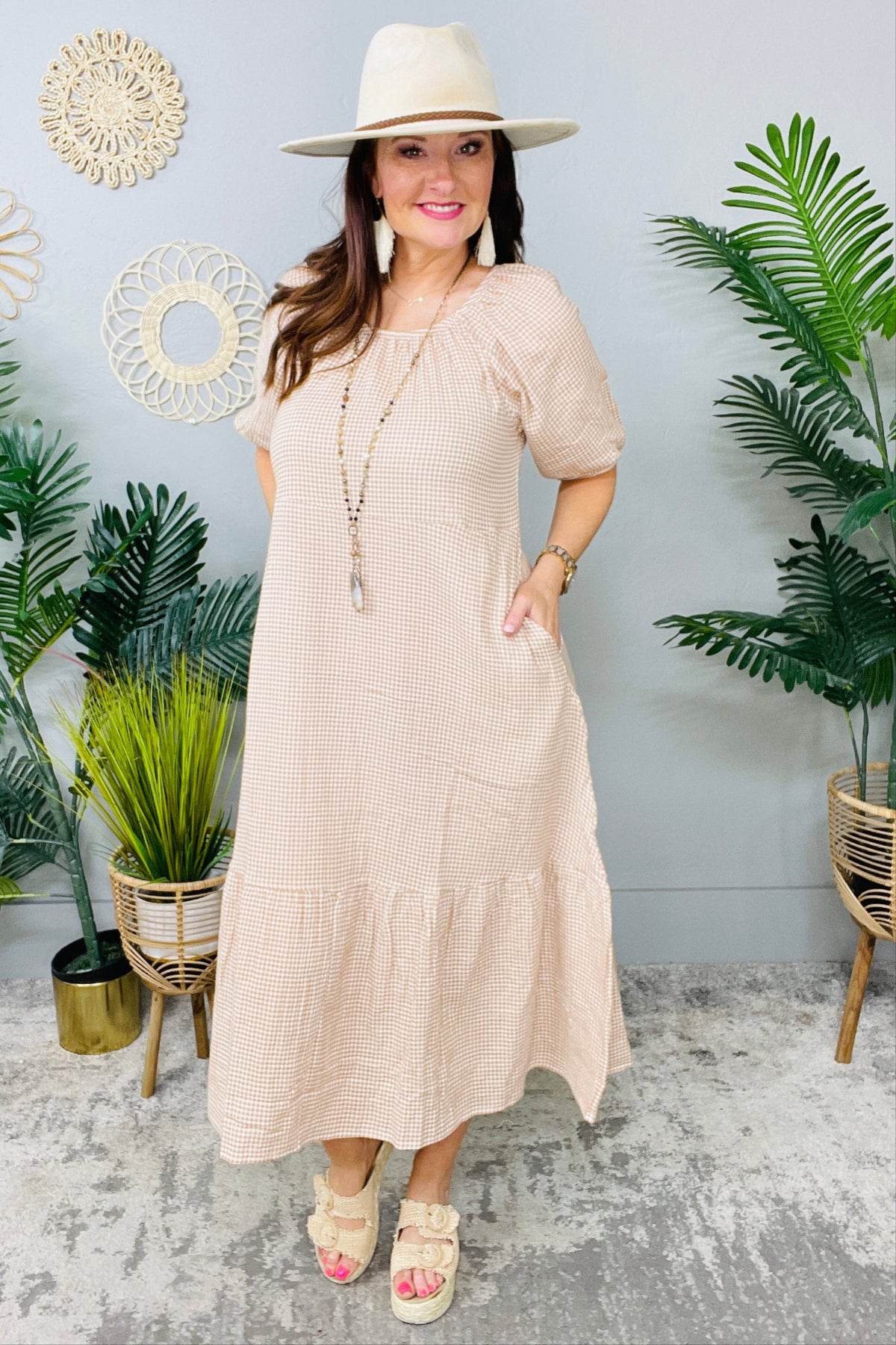 Hazel Dress in Toffee