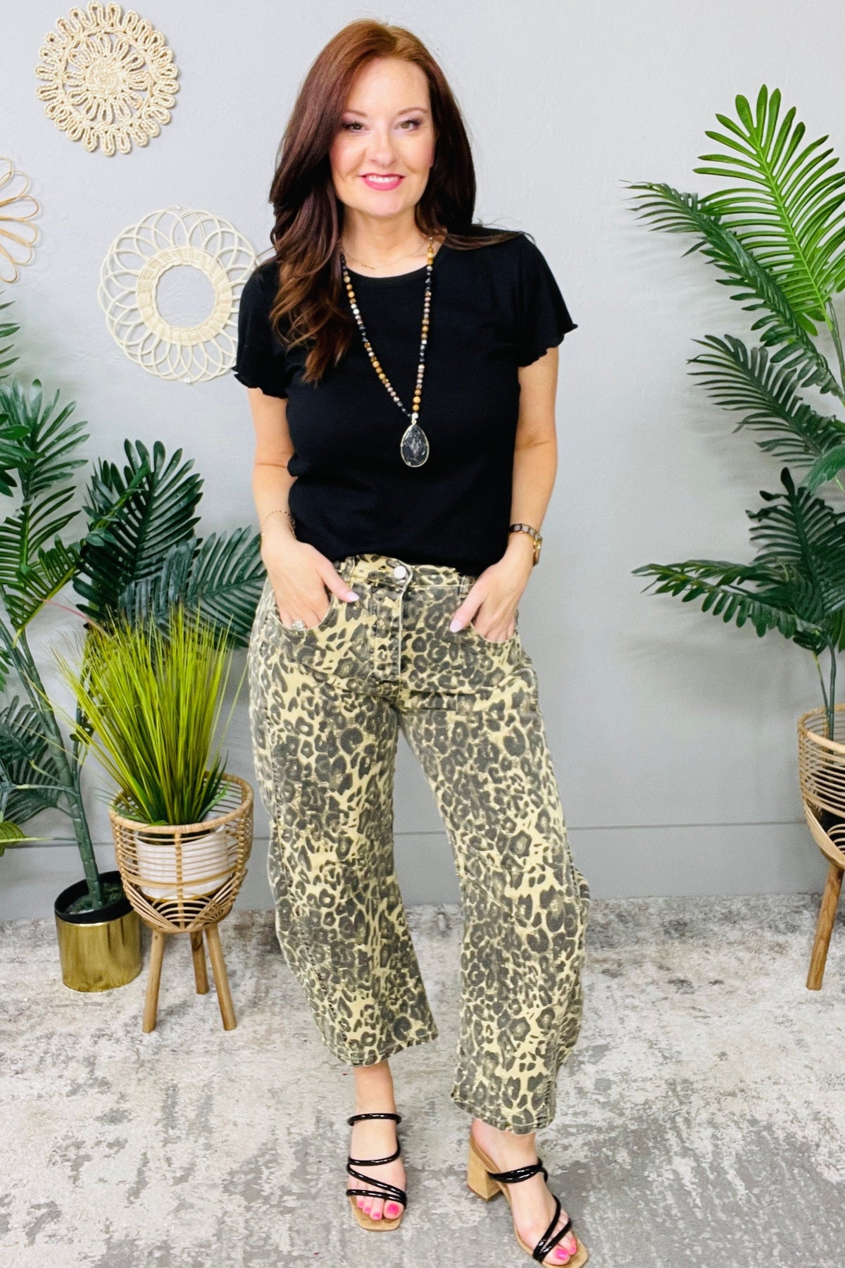 Fast And Furious Brown Printed Barrel Jeans - K1319BR