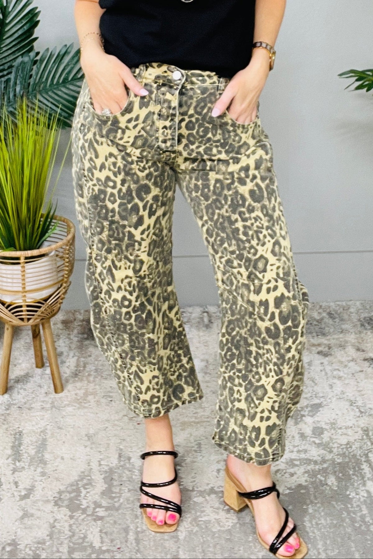 Fast And Furious Brown Printed Barrel Jeans - K1319BR