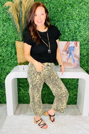 Fast And Furious Brown Printed Barrel Jeans - K1319BR