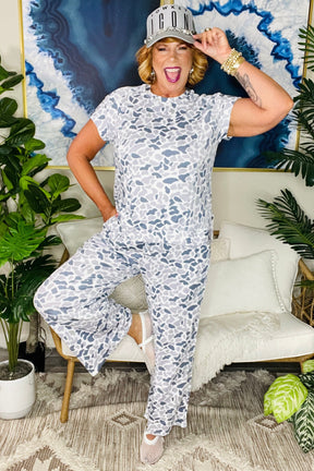 Right On Target Camo Top And Pant Set