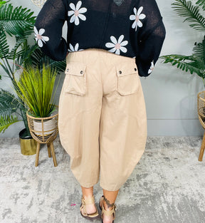Bohemian Vibes Latte Aladdin Harem Pants - PNT1786LT