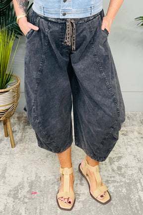 Bohemian Vibes Vintage Black Aladdin Harem Pants - PNT1785BK
