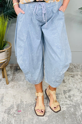 Bohemian Vibes Slate Blue Aladdin Harem Pants - PNT1787BL