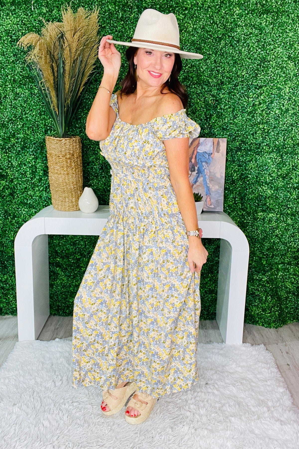 Scent Of Style Flower Print Maxi Dress