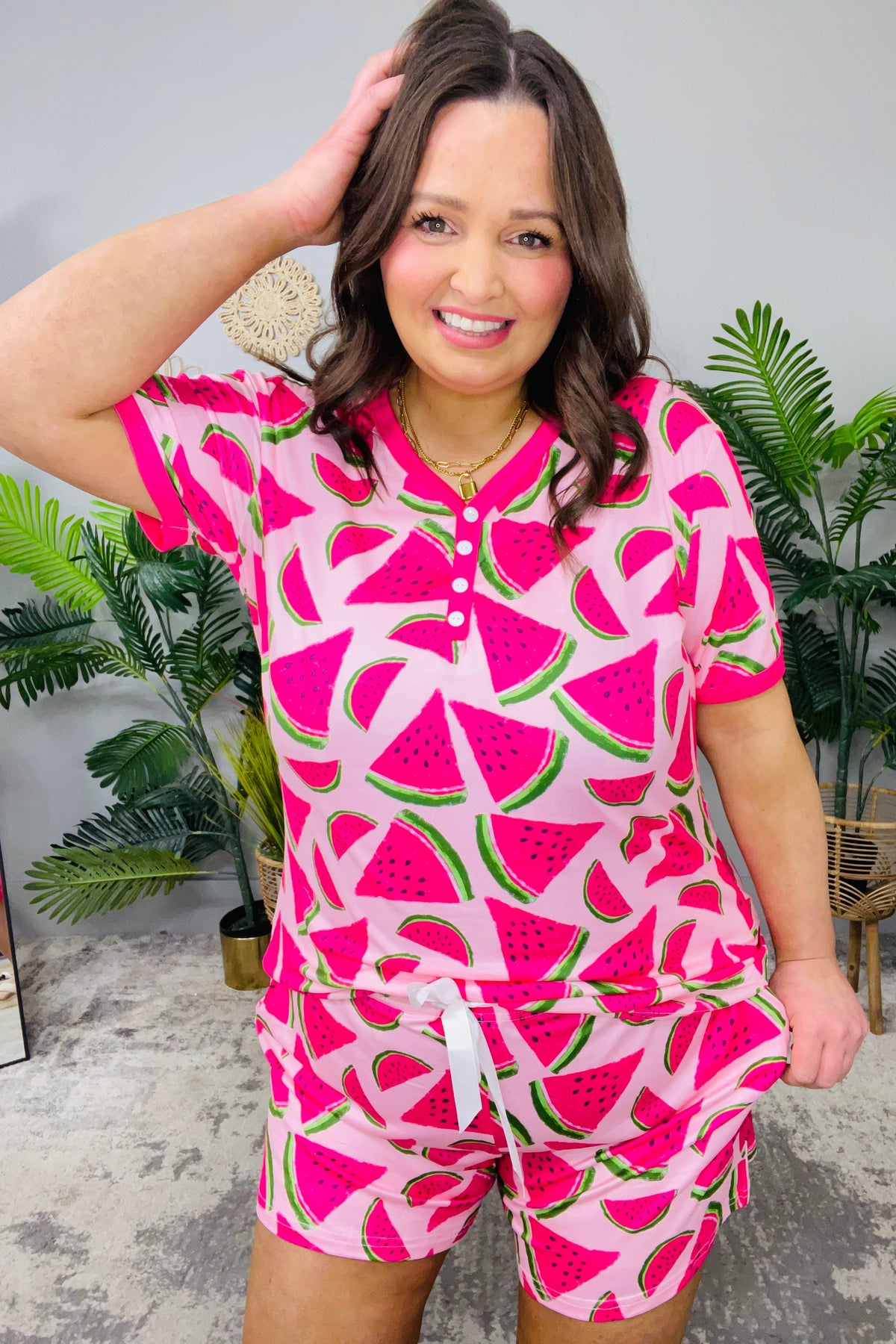 You're One In A Melon 2-Piece Pajama Set - T11062PK