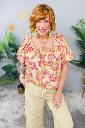 Petal Perfect Off the Shoulder Blouse - T11353PE