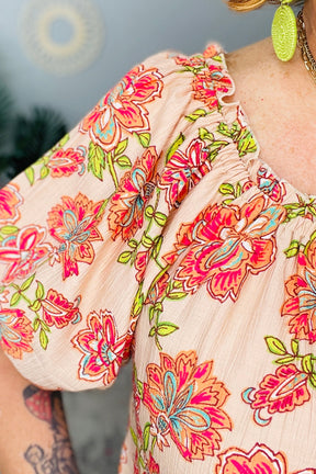 Petal Perfect Off the Shoulder Blouse - T11353PE