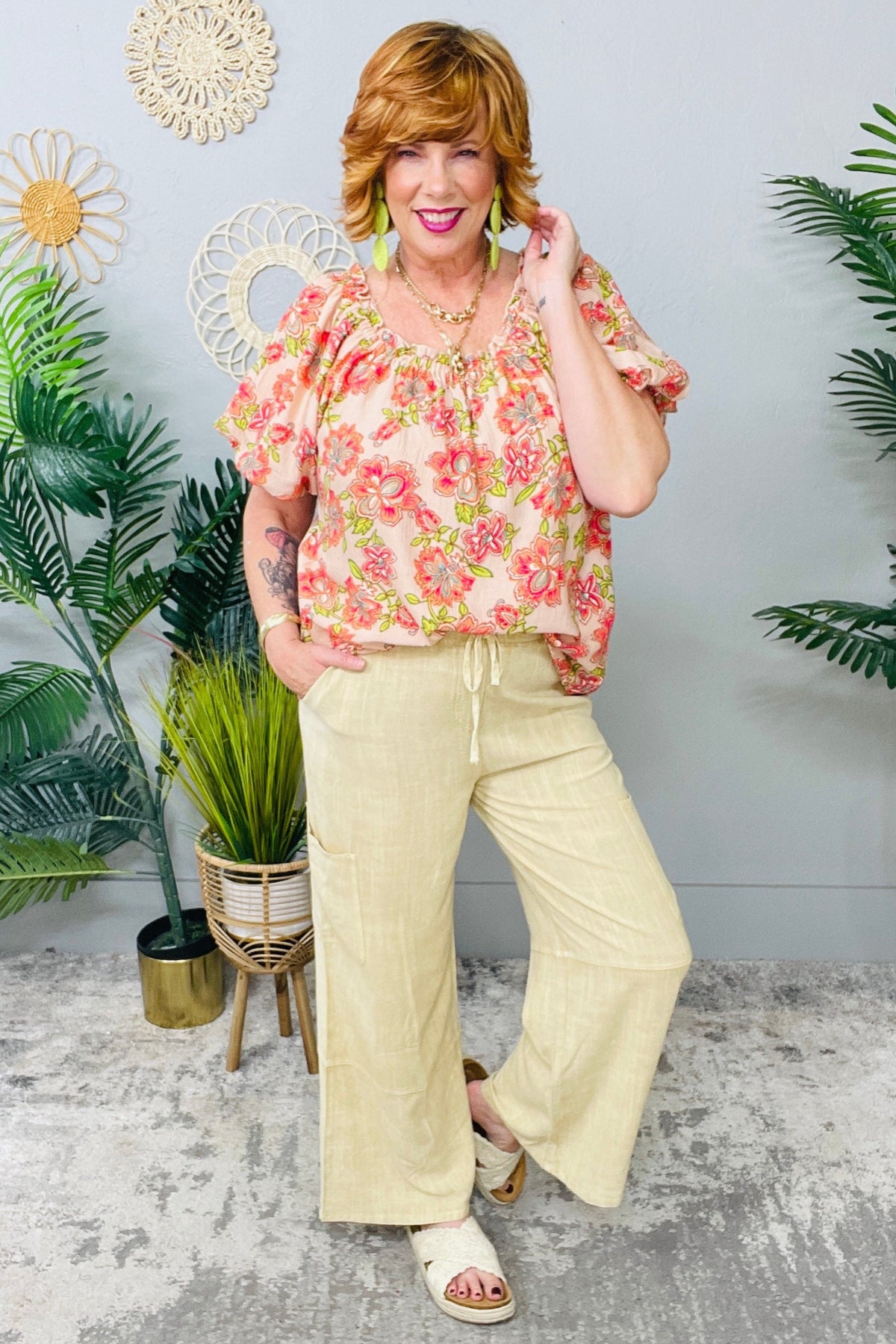 Petal Perfect Off the Shoulder Blouse