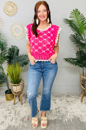 Pretty Bow Chic Sweater Top with Back Key Hole