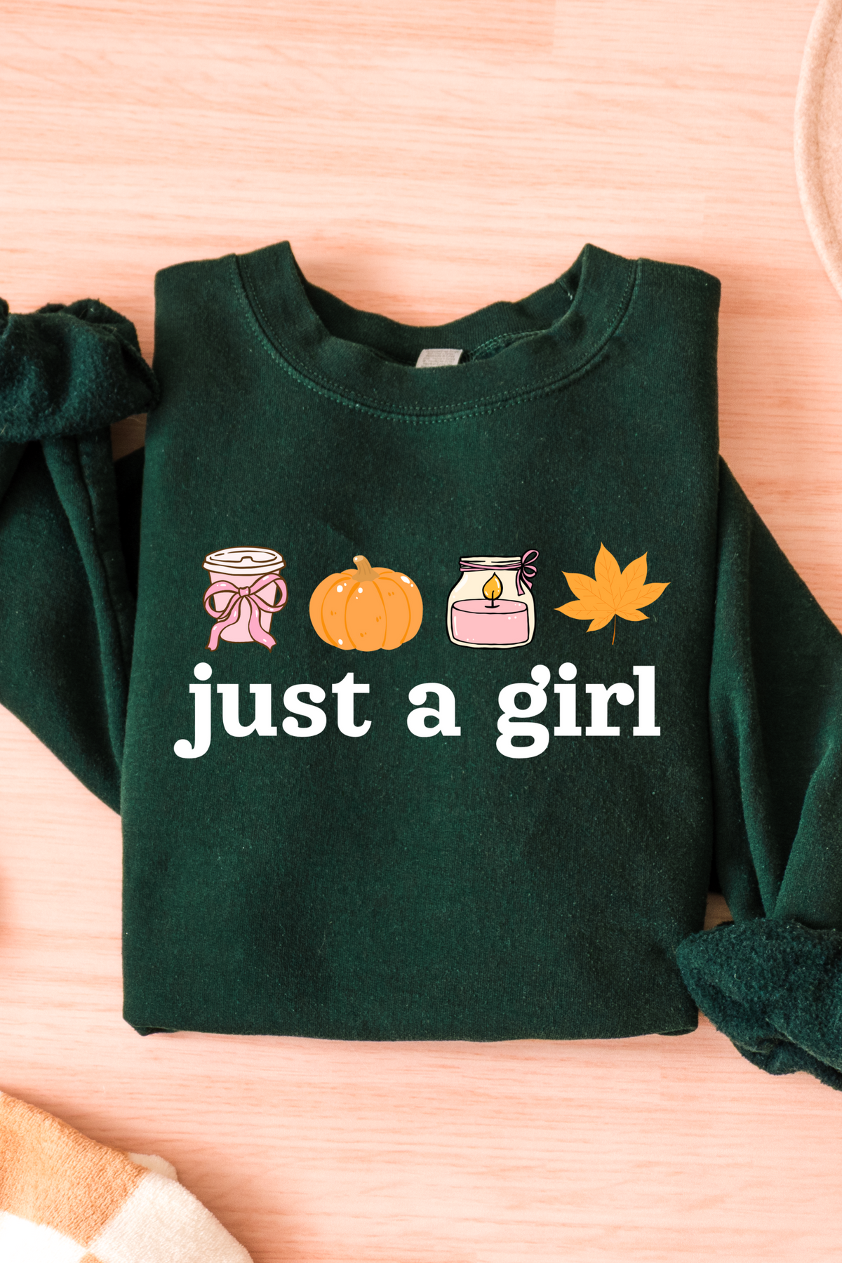 Just a Girl Graphic Tee and Sweatshirt