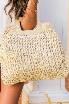 Oversized Straw Tote (2 Colors)