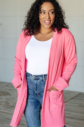 Modern Idealist Open Front Cardigan