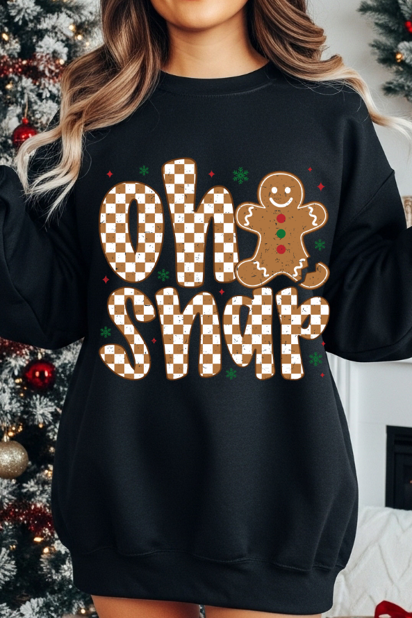 Oh Snap Graphic Tee and Sweatshirt