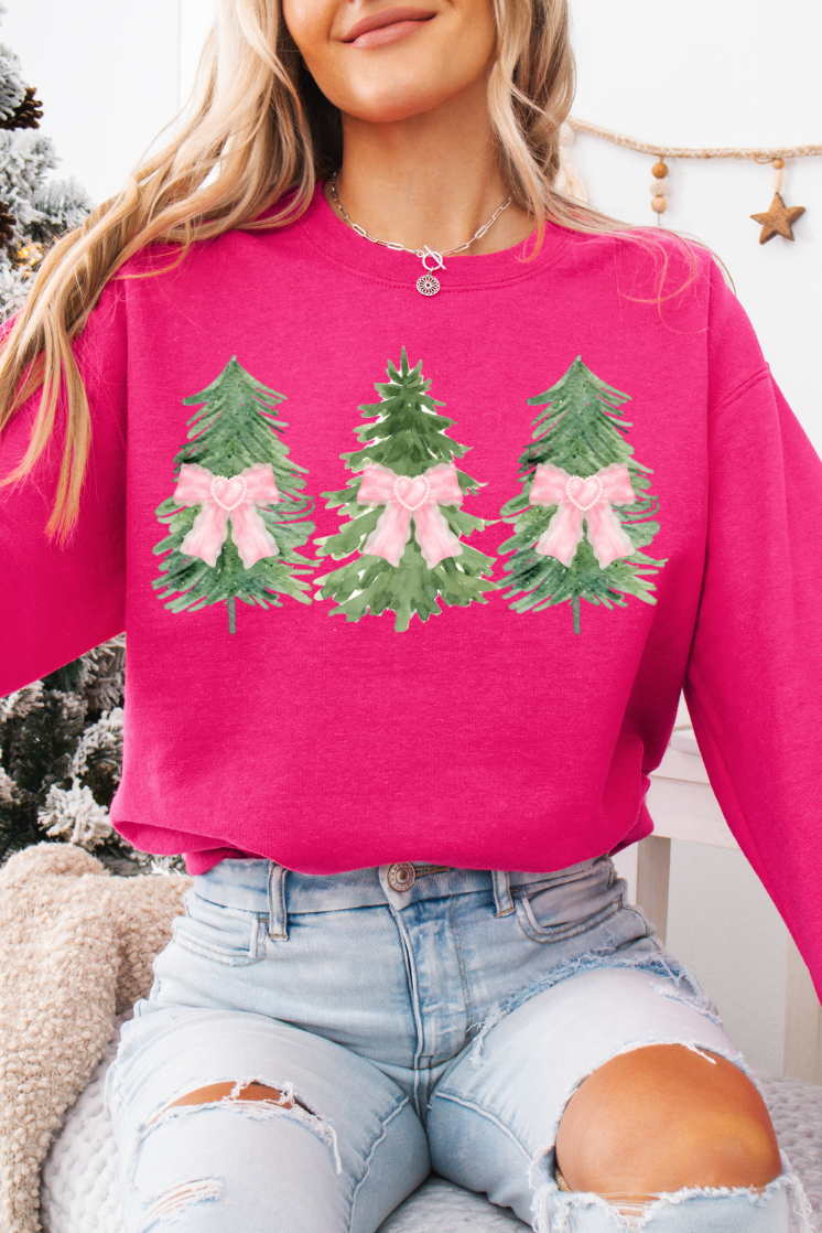 Pretty in Pink in Pink Graphic Tee and Sweatshirt