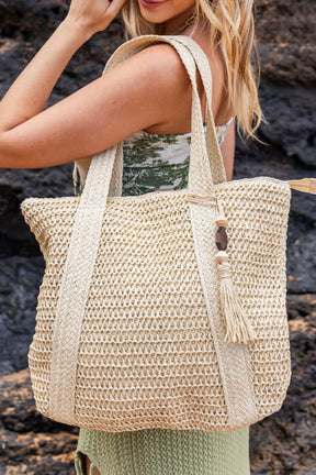 Izola Carry All Tassel Tote (2 Colors)
