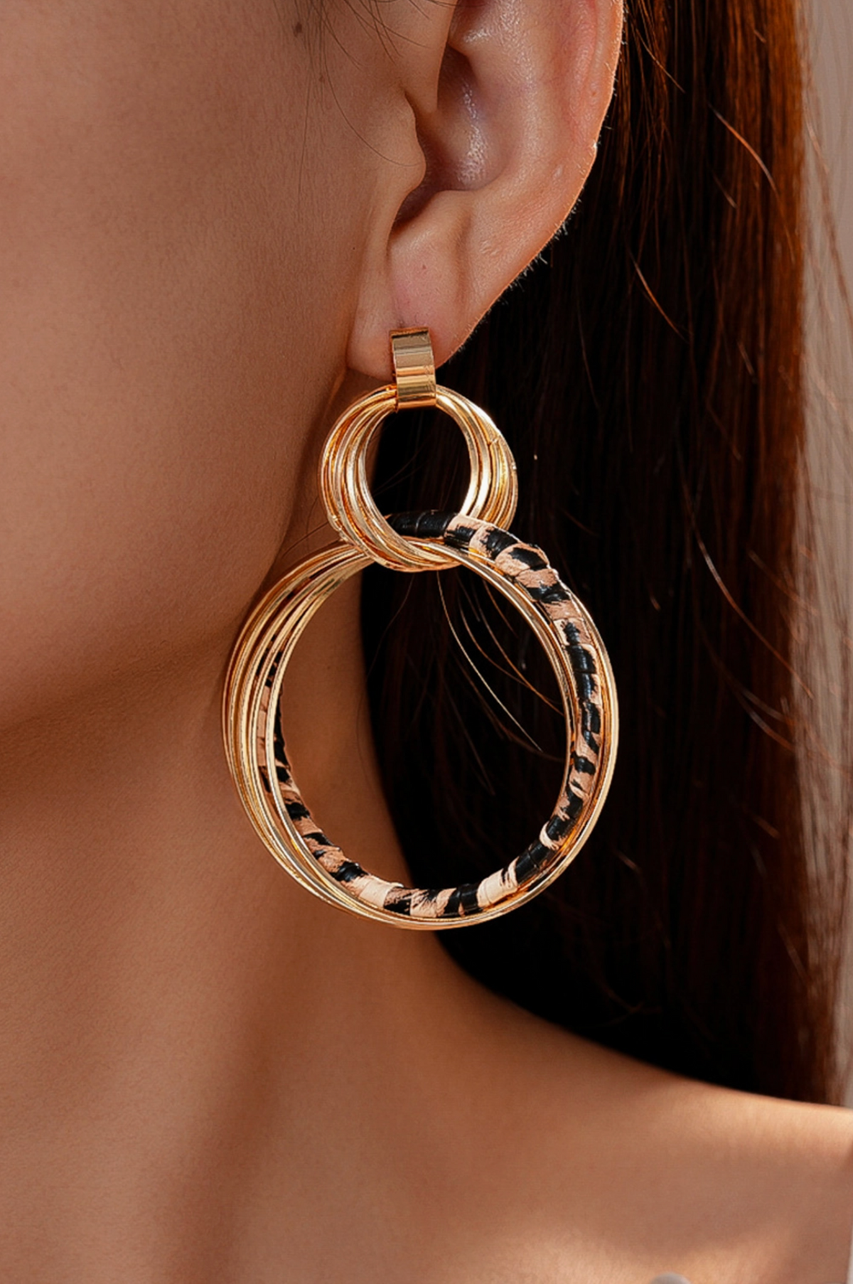 Double Hoop Boho Earrings - E068LE