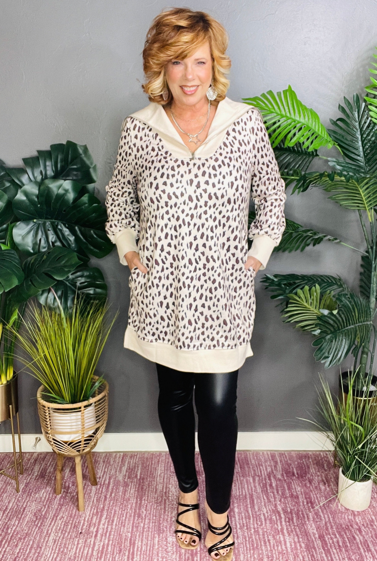 Built On Confidence Zip Up Tunic/Dress - DR070LE