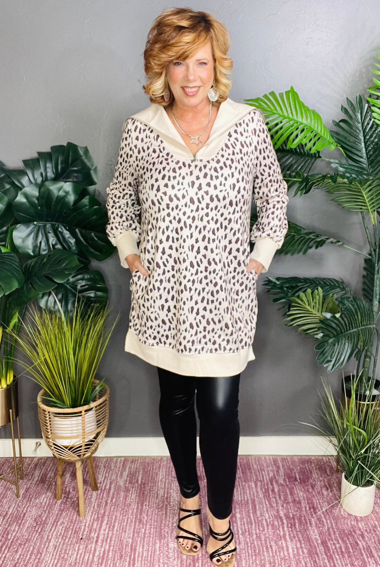 Built On Confidence Zip Up Tunic/Dress - DR070LE