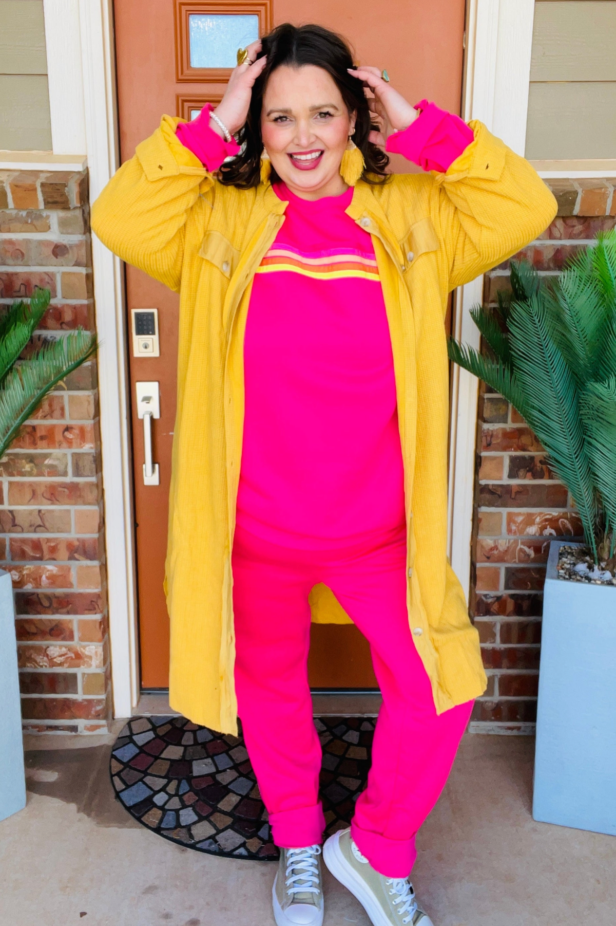 Girlie Vibes Only Sweatshirt and Pants Set - SET037RP