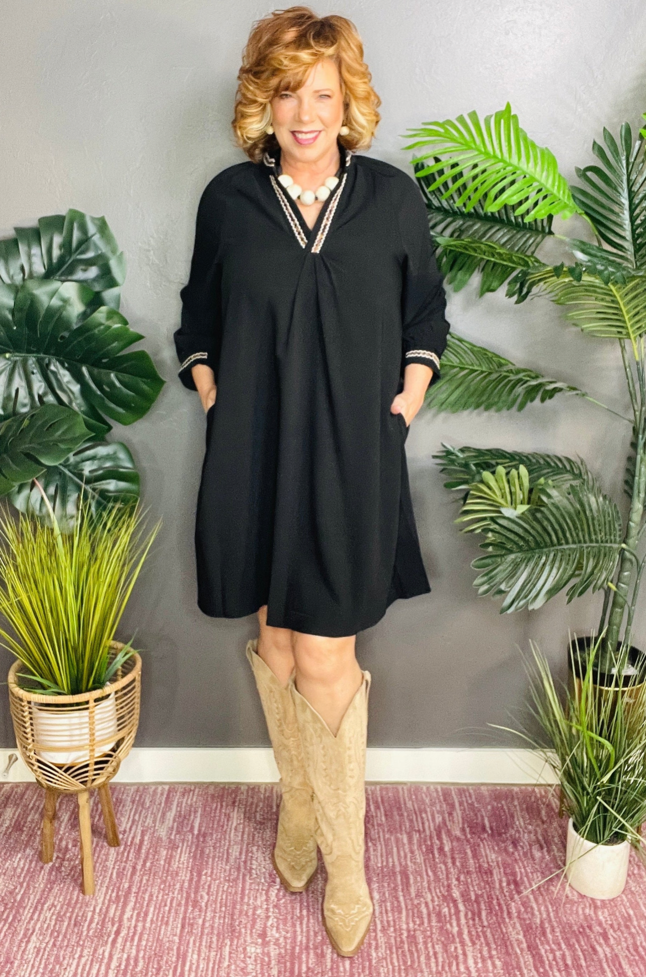 Boho Fashion Goals Dress - DR149BK
