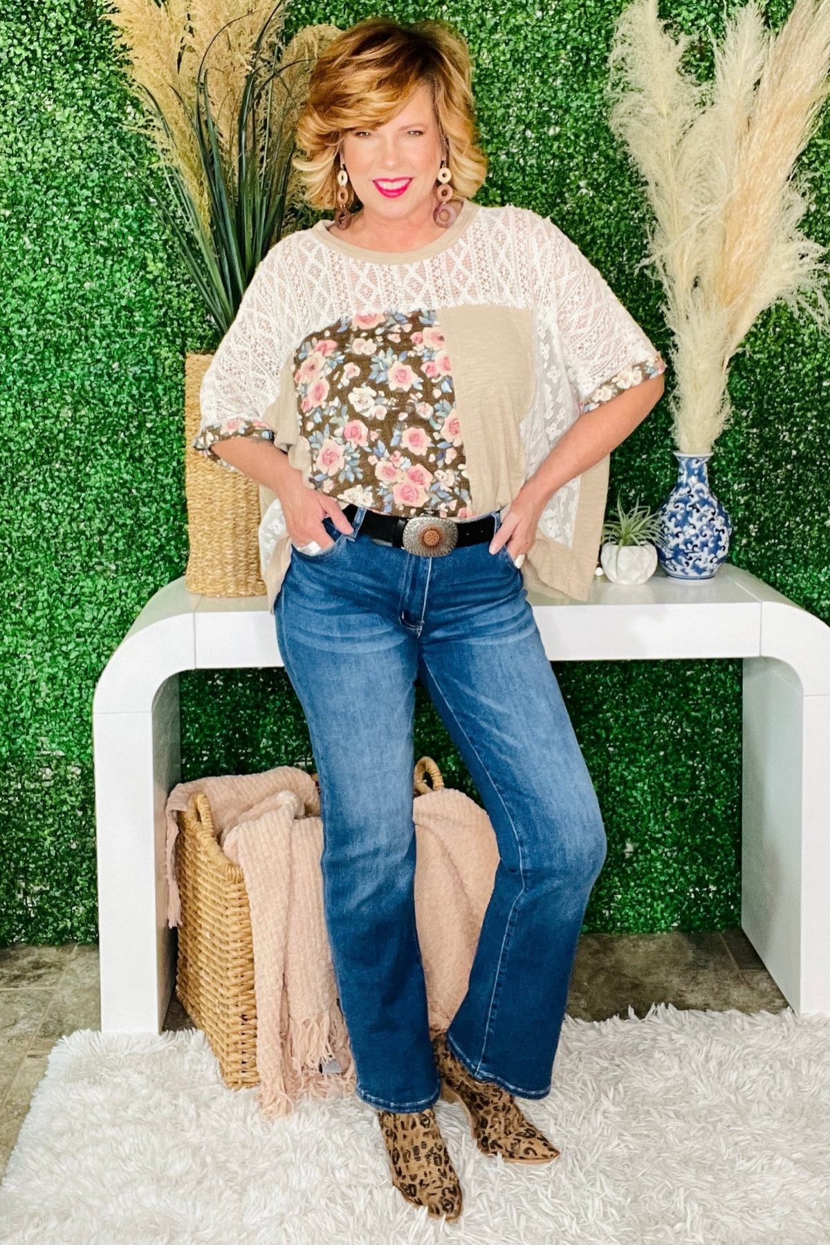 Carrie Medium Denim Jeans - J040DN