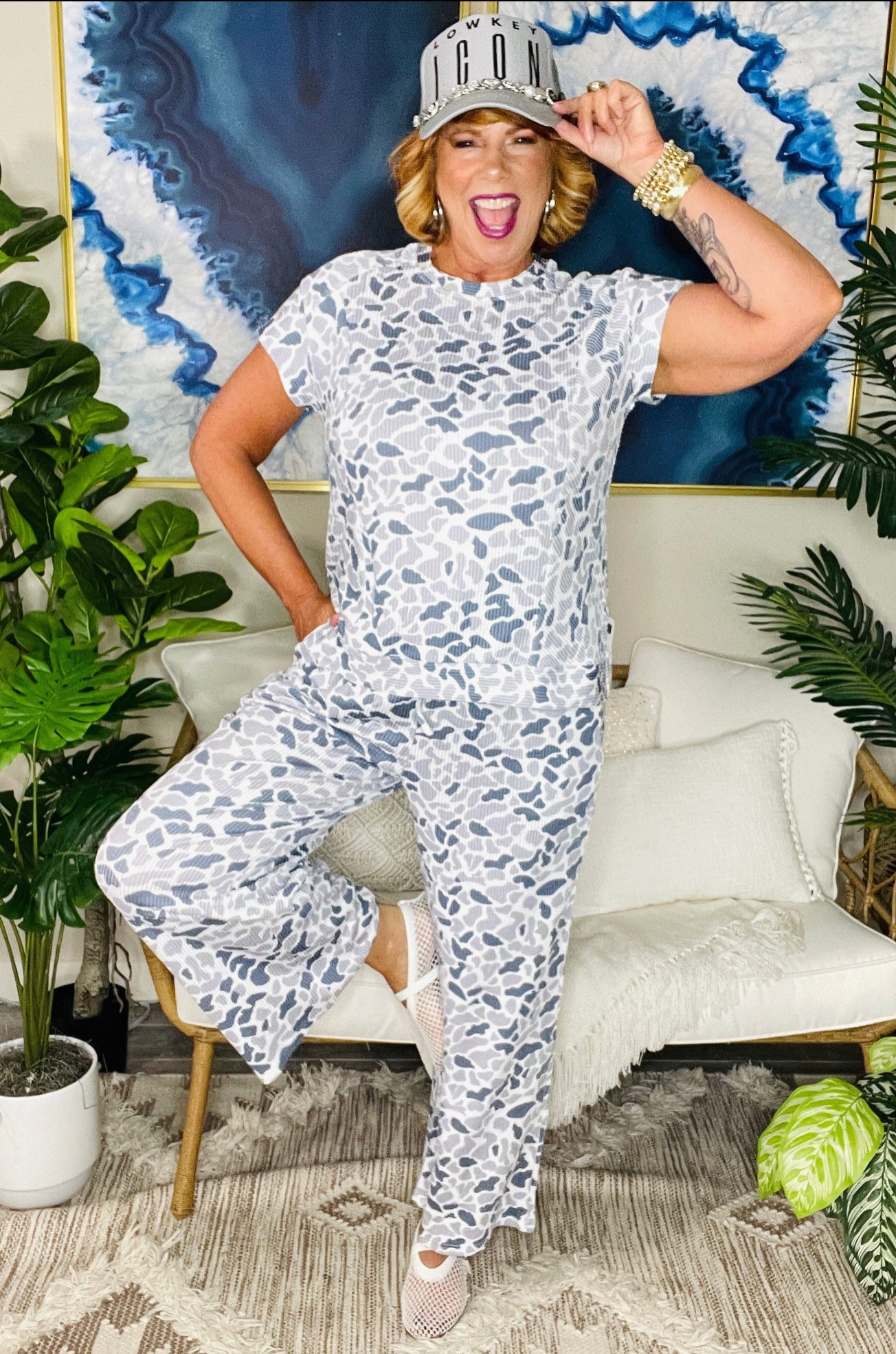 Right On Target Camo Top And Pant Set - SET104CAM