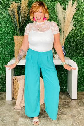 Hopelessly Yours White Sheer Lace Top - S971WH