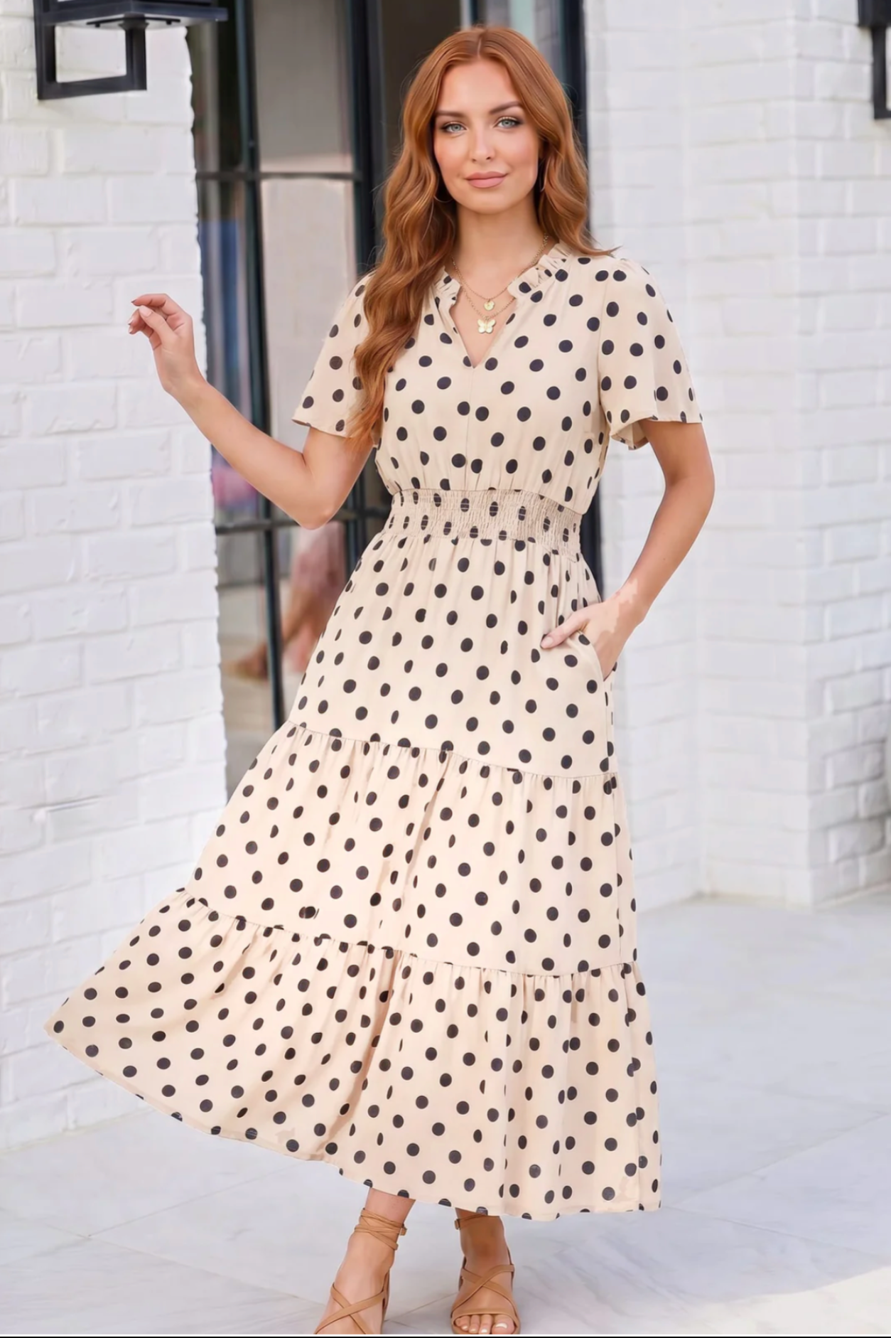 Spotted Something Sweet Polka Dot Dress - DR272BW